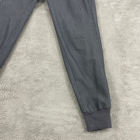 FIGS Zamora Jogger Scrub Pant Womens XS Gray Slim Fit Elastic Waist Pocket Nurse - Picture 5 of 15